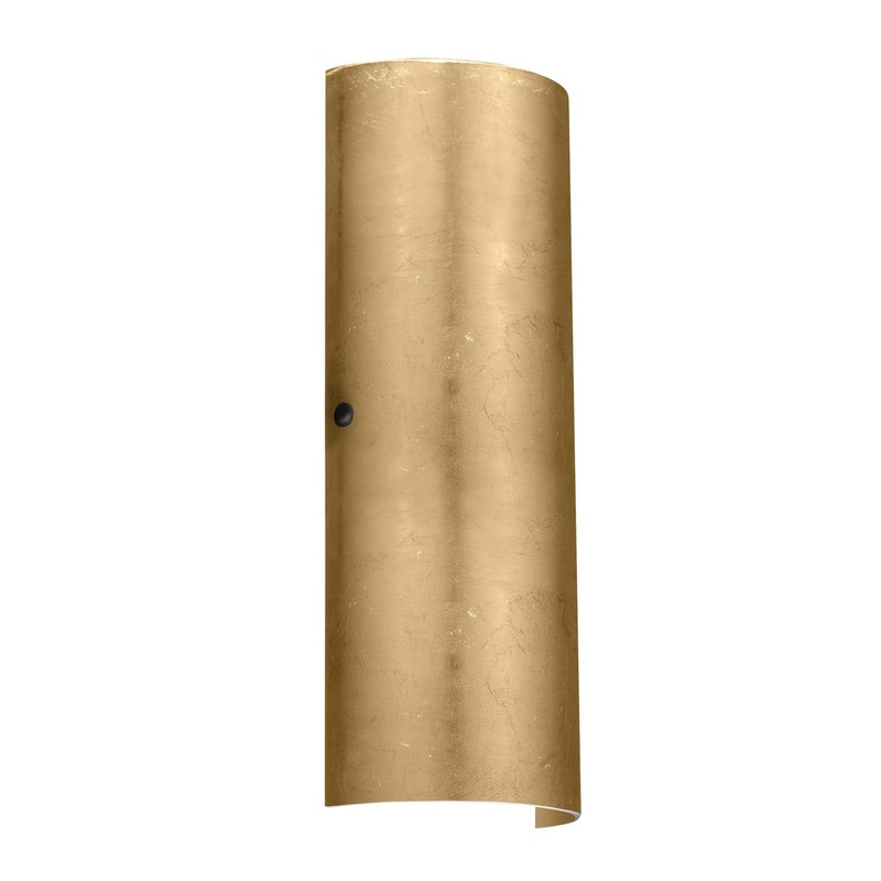 Besa 8193GF-BK Torre Two Light Wall Sconce Black