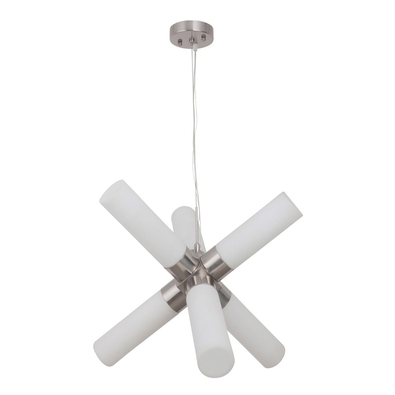 Craftmade P810PLN6 Six Light Mini Pendant Polished Nickel (Discontinued)