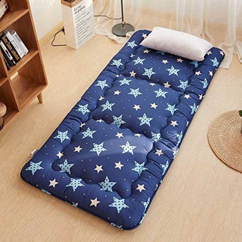 HKX Tappetino Pieghevole Addensato, Letto coprimaterasso Futon futon Tradizionale Portatile Twin Full Queen King-A 180x200cm (71×79 Pollici)