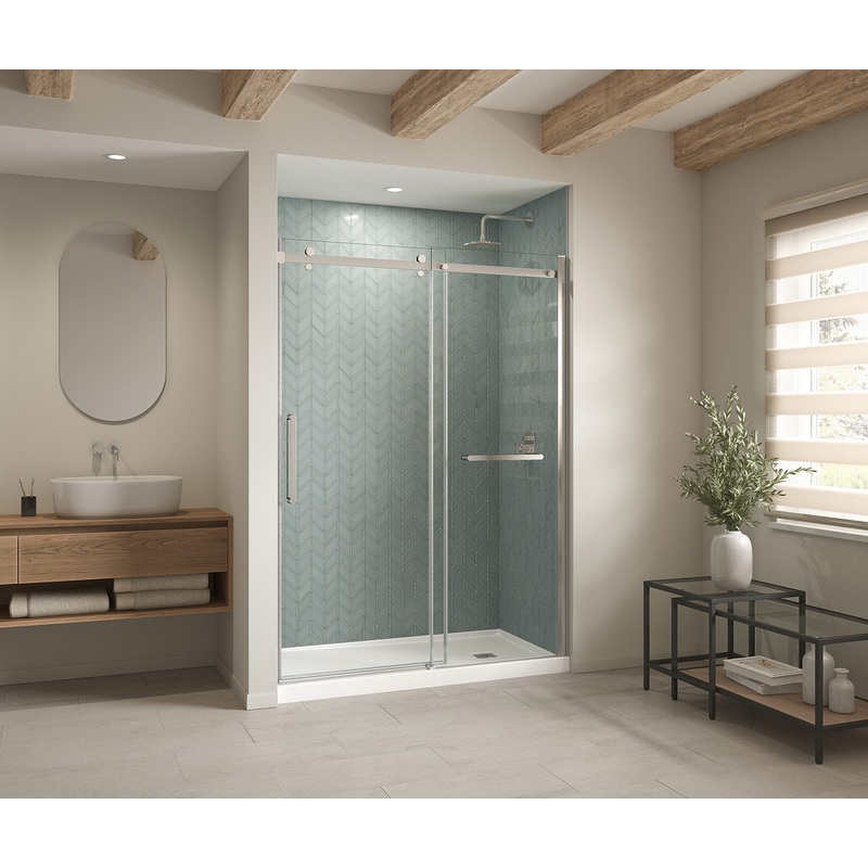 MAAX 420023-501-001-000 B3X 6032 Acrylic Alcove Shower Base with Right-Hand Drain in White