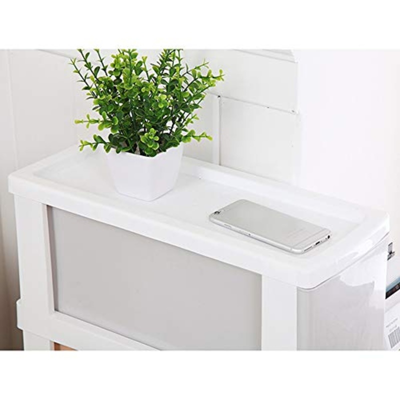 SuDeLLong Cassettiere in plastica per Abbigliamento Cassetto Governo di immagazzinaggio for la Camera da Bagno Alti Ripiani Tallboy Armadio unit Multipla di Colore