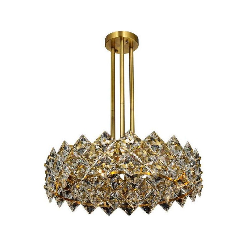 The Crown 8-Light Chandelier Antique Brass