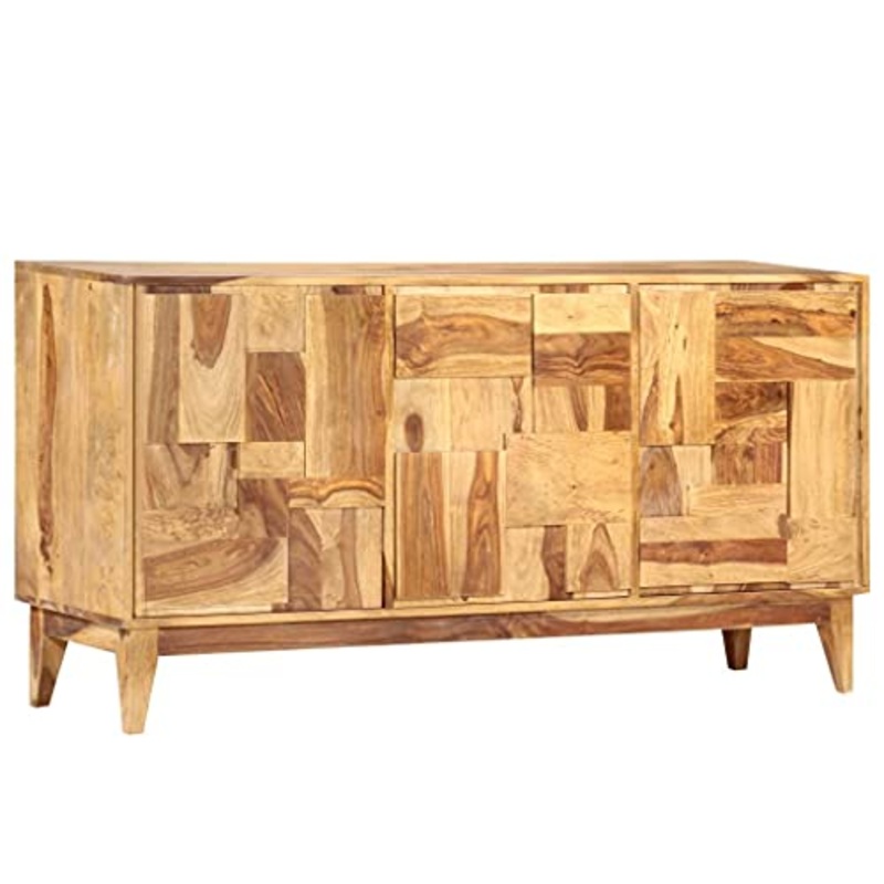 vidaXL Credenza 145x40x76 cm in Legno Massello di Sheesham