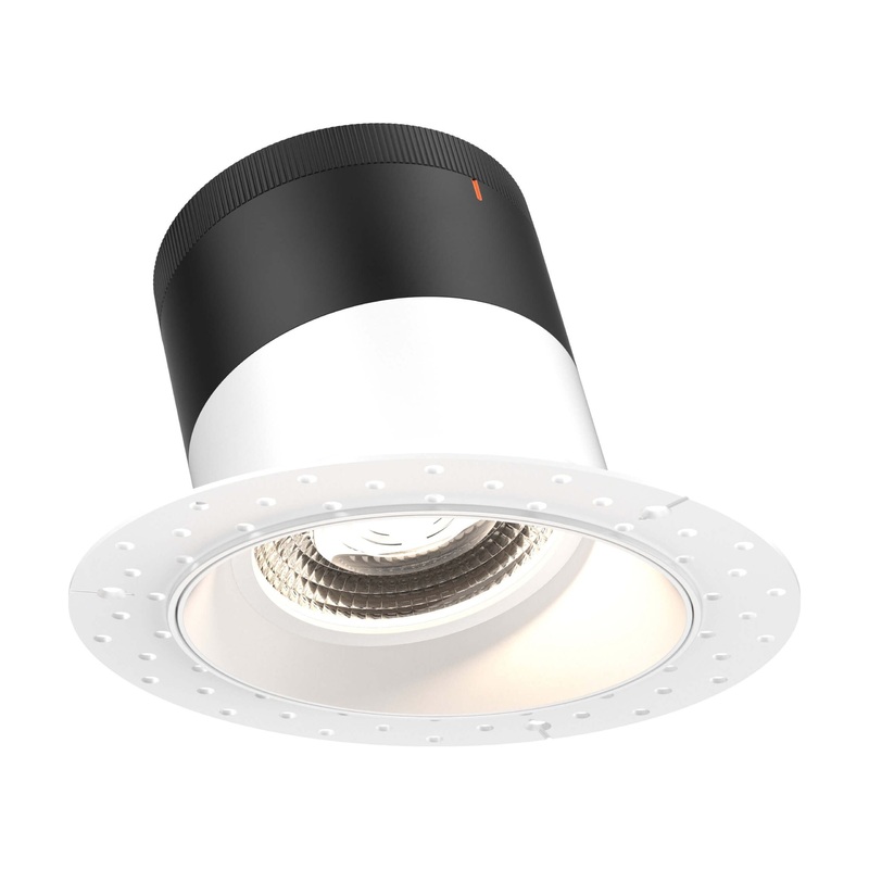6″ Modular Downlight White (Trimless) 60 Degrees Sloped Ceiling