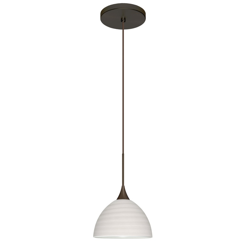 Besa 1XT-4679KR-BR Brella One Light Pendant Bronze