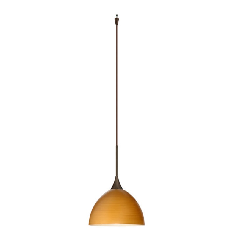Besa XP-4679OK-BR Brella One Light Pendant Bronze