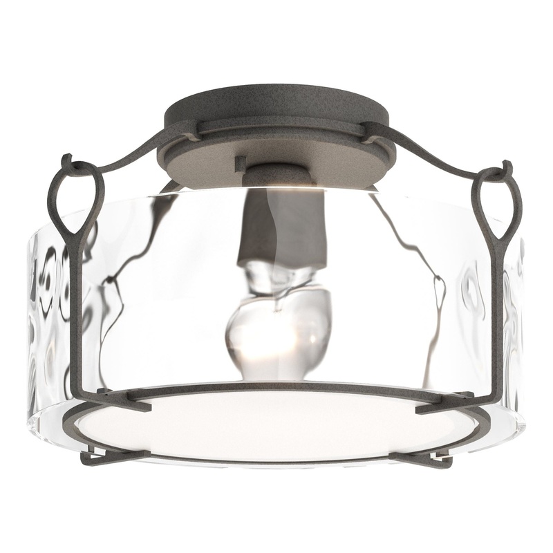 Bow Medium Semi-Flush Natural Iron Water Glass (LL)