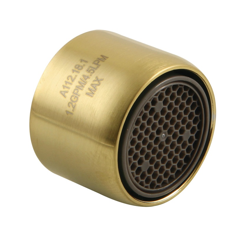Cal Green Z12KSSA144BB 1.2 GPM Female Aerator, Brushed Brass