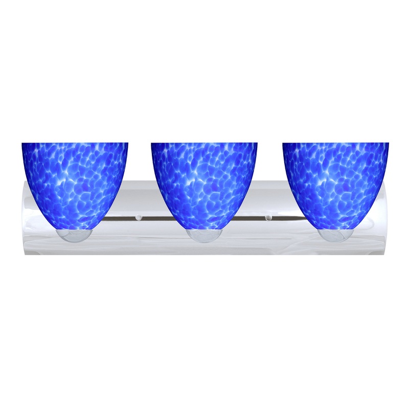 Besa 3WZ-757286-CR Sasha Three Light Wall Sconce Chrome (Discontinued)