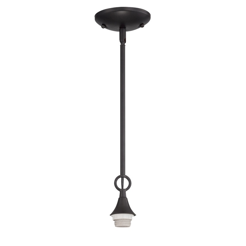 Craftmade CP1MP-MBK Design-a-Fixture 1 Light Mini Pendant Hardware Matte Black (Discontinued)