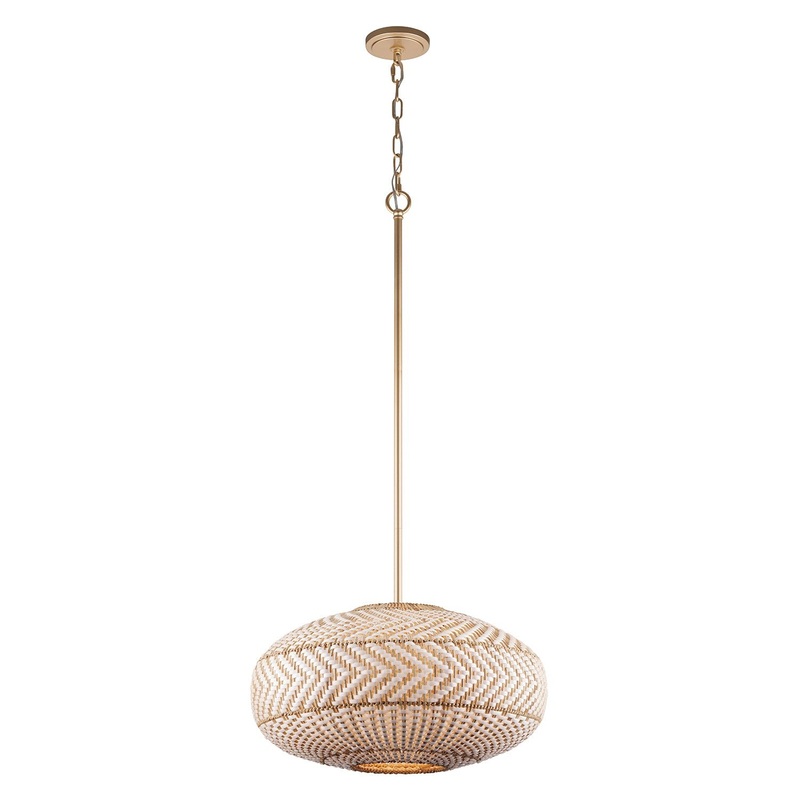 Crystorama ZAN-9014-SG Zanzibar Four Light Pendant Soft Gold