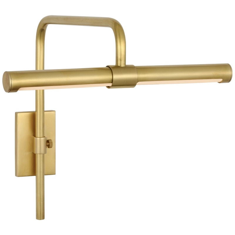 LED Picture Light from the Kidd Collection in Hand-Rubbed Antique Brass Finish by Visual Comfort Signature