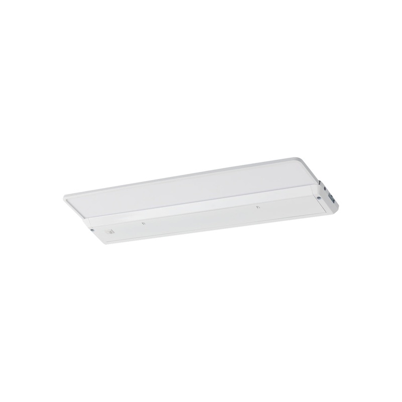 LED Under Cabinet Fixture from the Self-Contained Glyde 120V LED Collection in White Finish by Generation Lighting