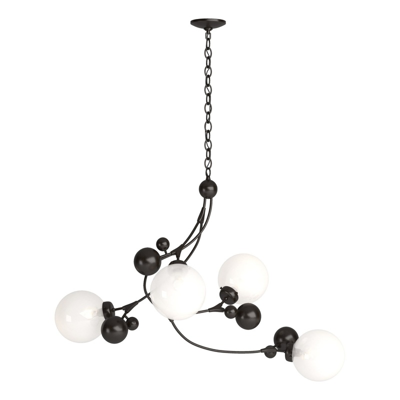 Sprig Pendant Oil Rubbed Bronze Opaline Glass (WF)