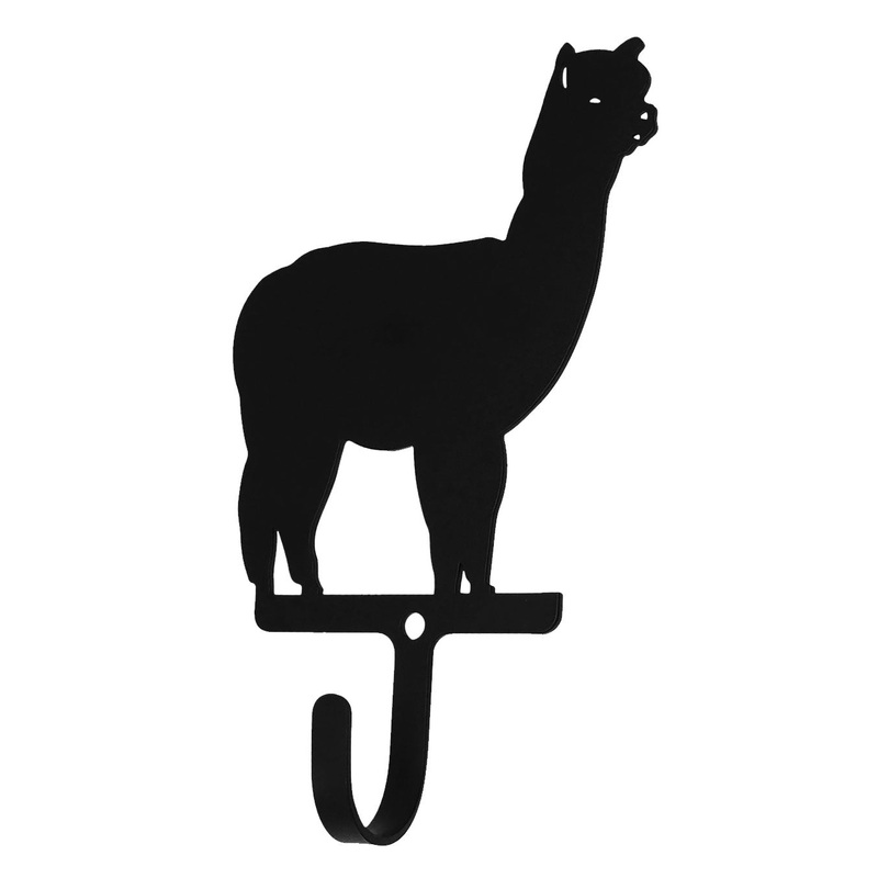 Village Wrought Iron WH-379-S Alpaca Wall Hook Small
