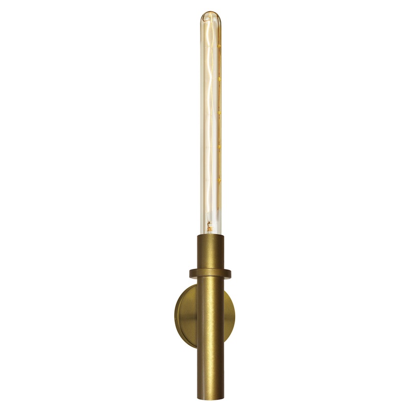 Wall Sconce from the Firenze Collection in Satin Brass Finish by Stone Lighting
