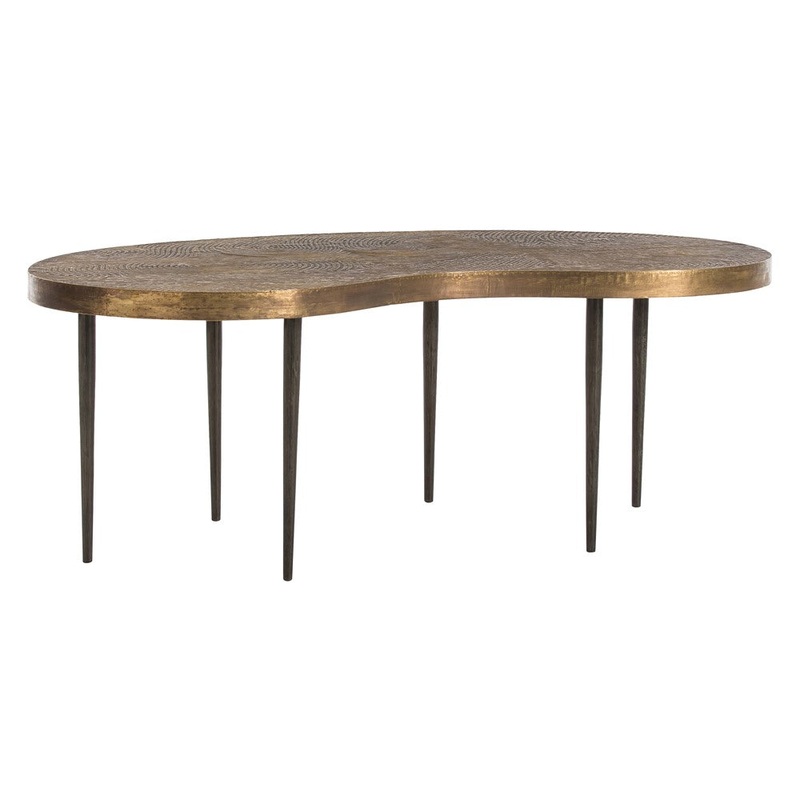 Arteriors 2117 Sloan Cocktail Table Antique Brass