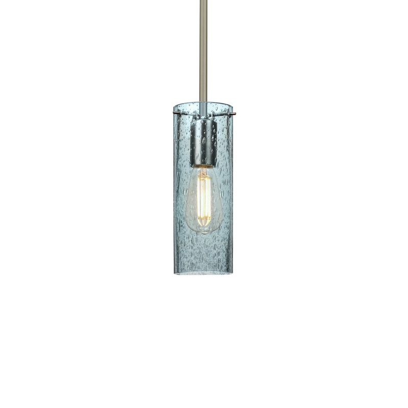 Besa 1TT-JUNI10BL-EDIL-SN Juni One Light Pendant Satin Nickel