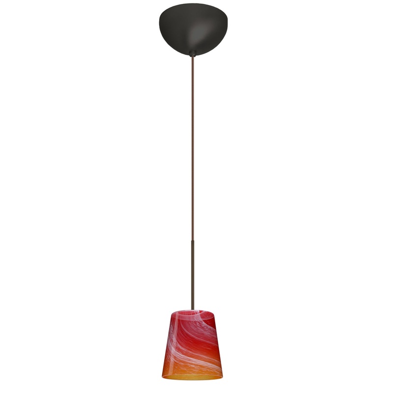 Besa 1XC-5131SL-BR Canto One Light Pendant Bronze (Discontinued)