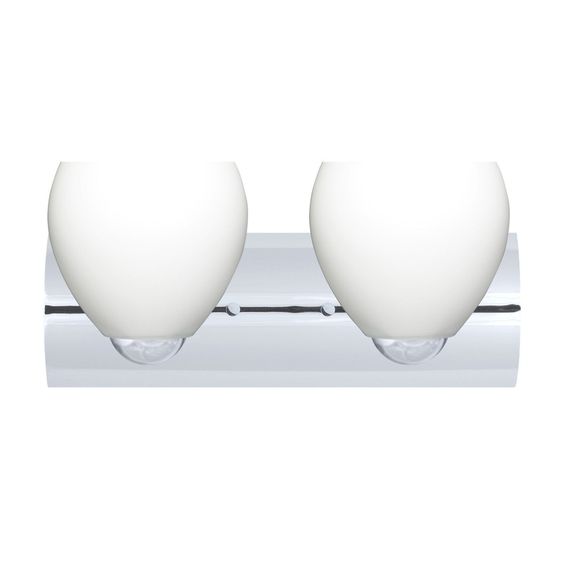 Besa 2WZ-412207-CR Bolla Two Light Wall Sconce Chrome (Discontinued)