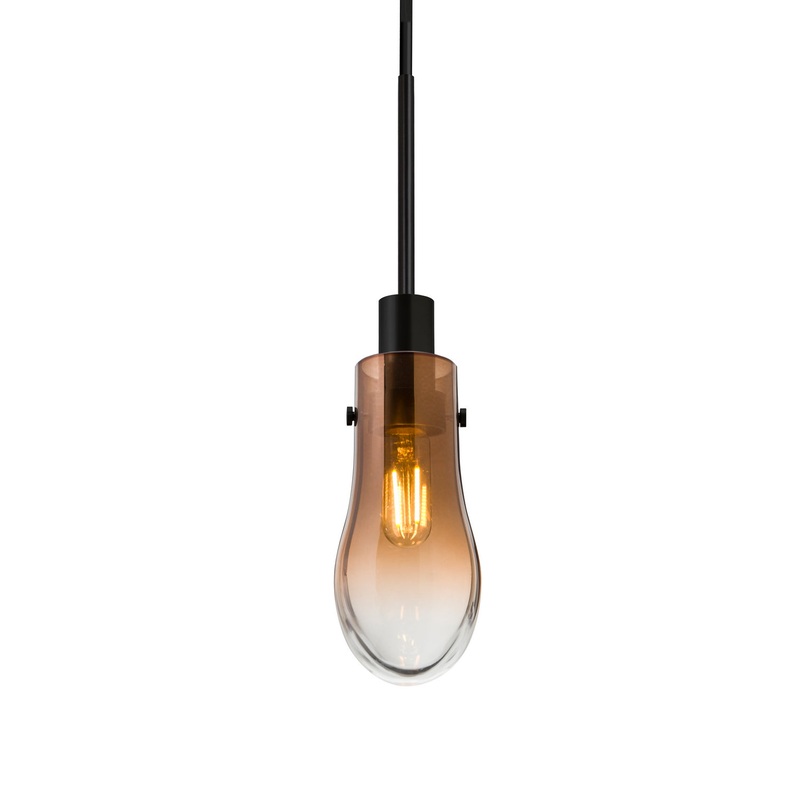 Besa J-WISHAM-BK Wish One Light Pendant Black