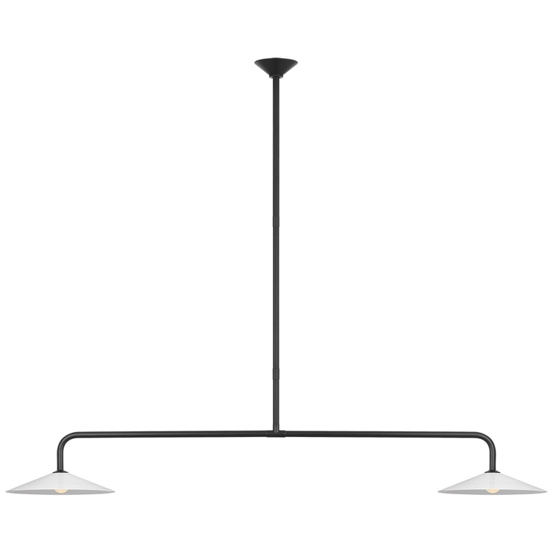 LED Pendant from the Ponce Collection in Modern Iron Finish by Visual Comfort Signature