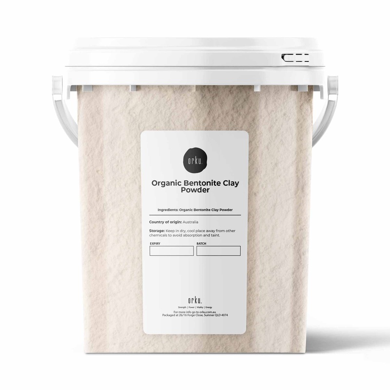 1.1Kg Organic Sodium Bentonite Clay Powder Tub Bucket – Cosmetic Montmorillonite