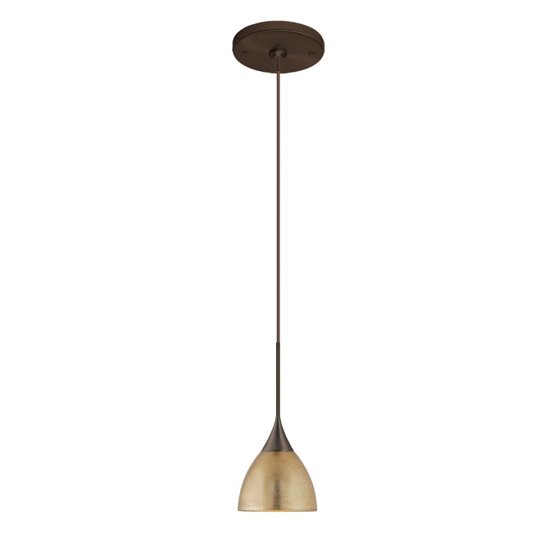 Besa 1XP-1758GF-BR Divi One Light Pendant Bronze (Discontinued)