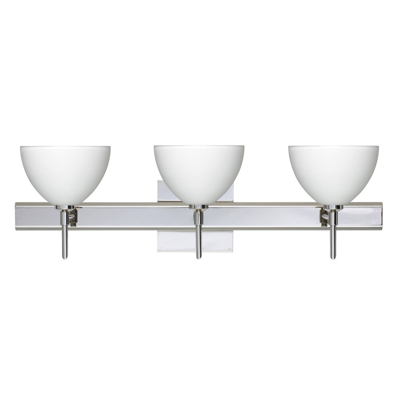 Besa 3SW-467907-CR-SQ Brella Three Light Wall Sconce Chrome (Discontinued)