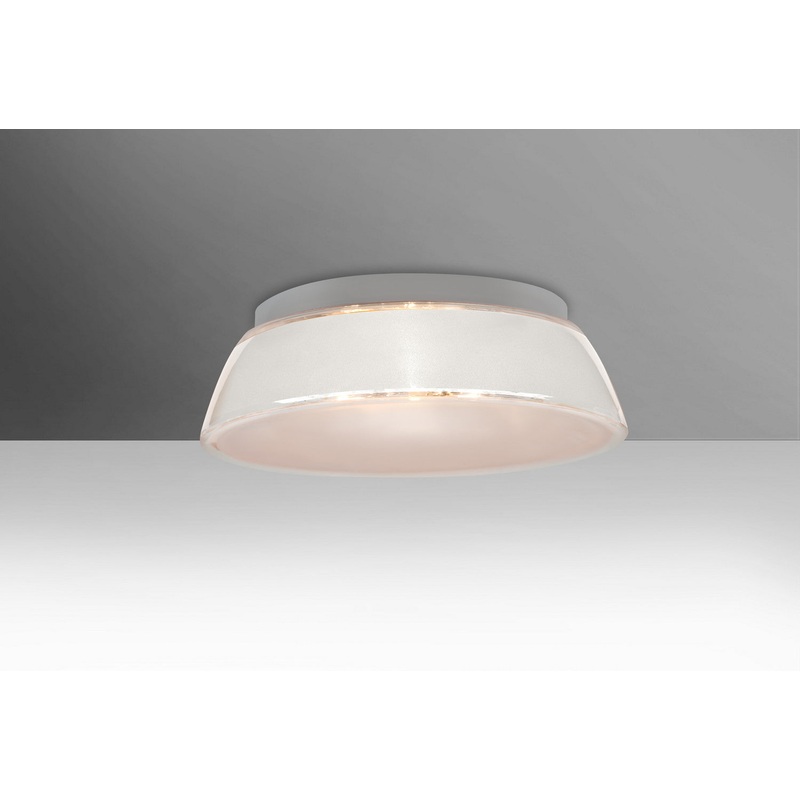 Besa 9664WHC-LED Pica One Light Ceiling Mount
