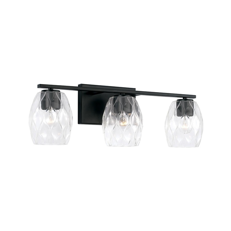 Capital Lighting 145331MB-525 Lucas 3 Light Vanity Matte Black