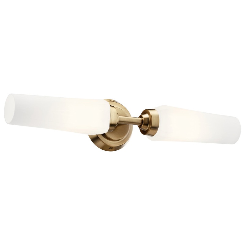 Kichler 55074CPZ Two Light Wall Sconce, Champagne Bronze