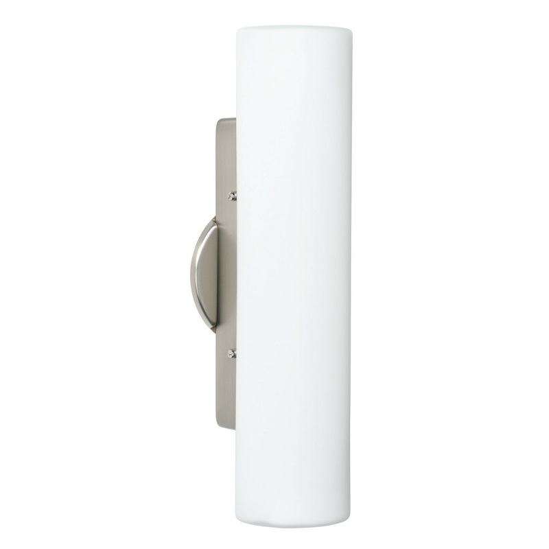 Two Light Wall Sconce from the Baaz Collection in Satin Nickel Finish by Besa