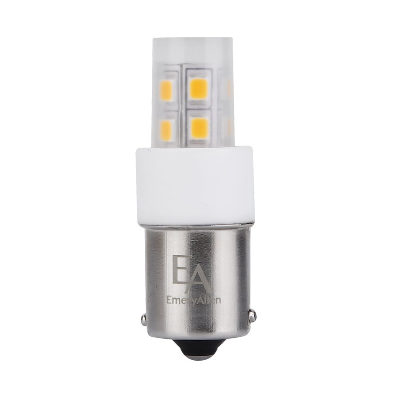 2 Watt Ba15S LED, 45  Lumens, Ba15S Single base, 12 Volt Light Bulb by Emery Allen