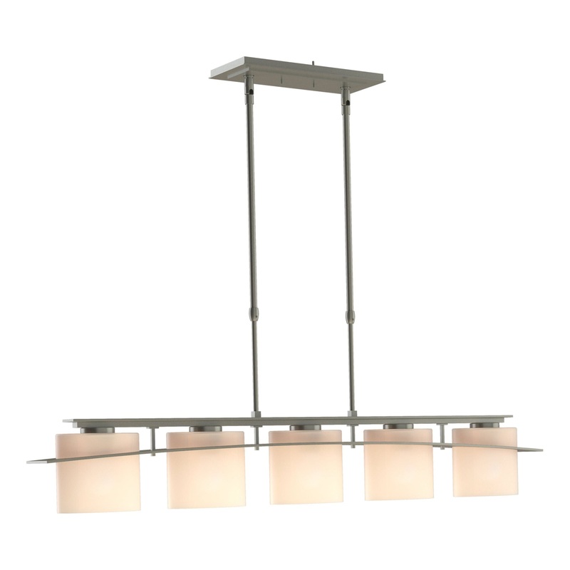 Arc Ellipse 5-Light Pendant Vintage Platinum