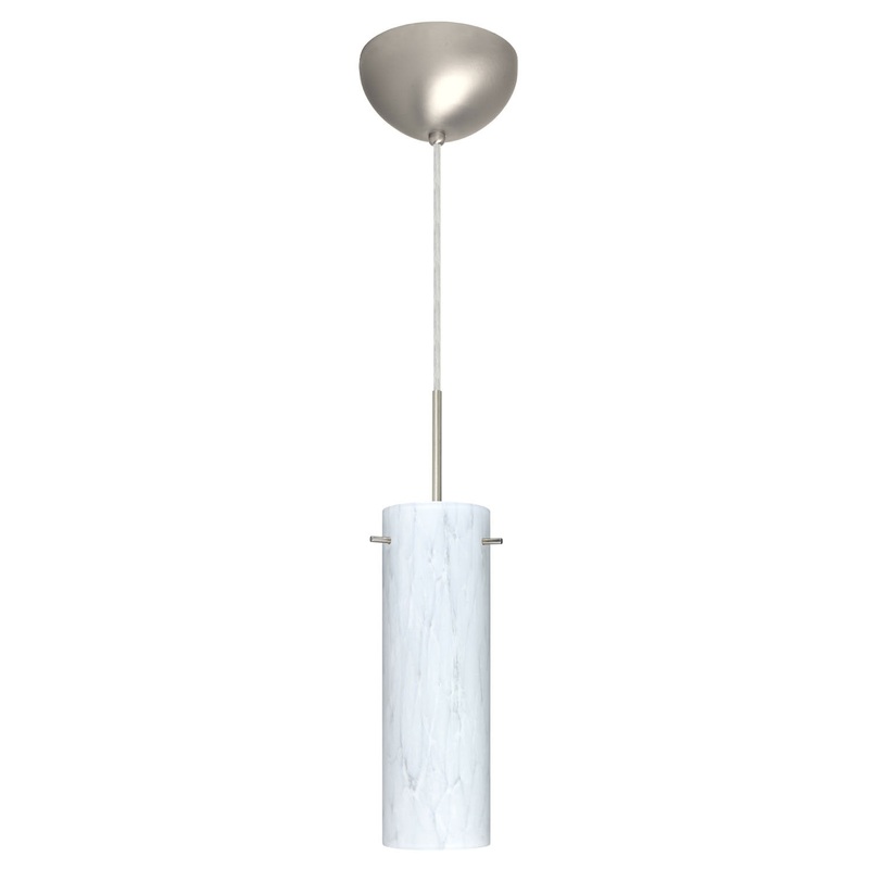 Besa 1BC-493019-SN Copa One Light Pendant Satin Nickel