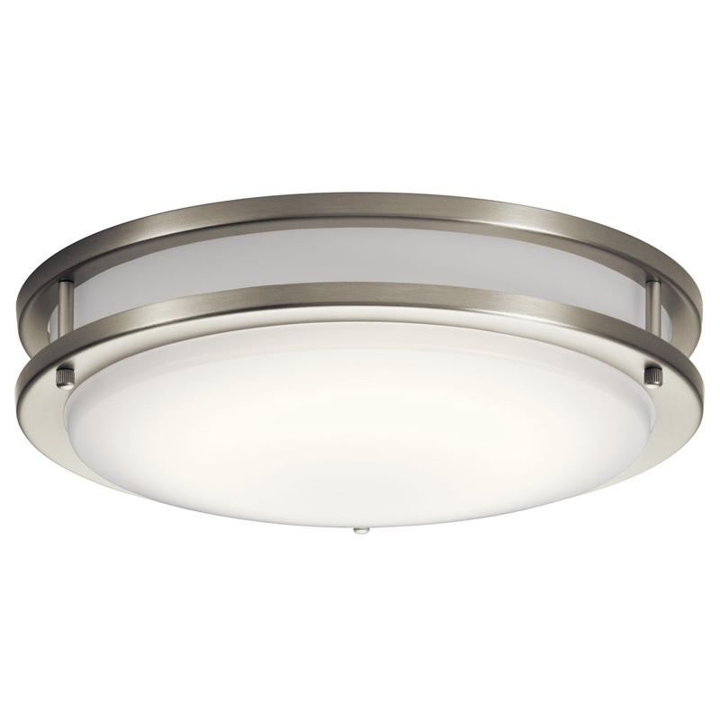 Kichler 10769NILED LED Flush Mount, Brushed Nickel