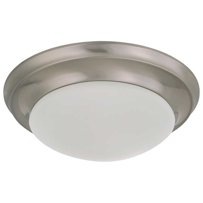LED Flush Mount in Brushed Nickel Finish by Nuvo Lighting