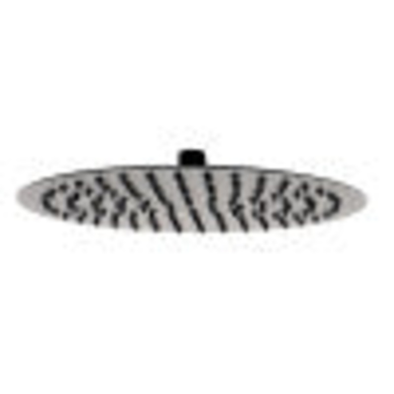 Matte Black Stainless Steel 12″ Round Ultra-Thin Rain Shower Head