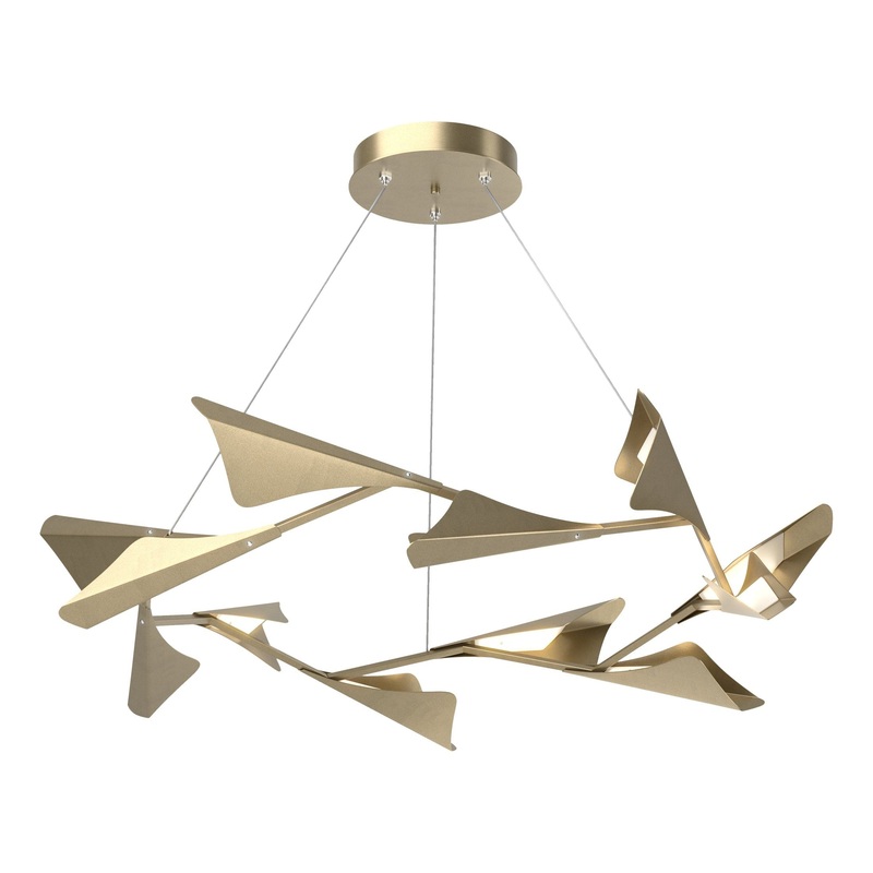 Plume 12-Light LED Pendant Soft Gold Soft Gold