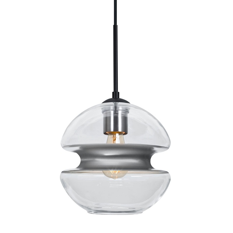 Besa 1JC-HULA8SL-EDIL-BK Hula 8 One Light Pendant Black