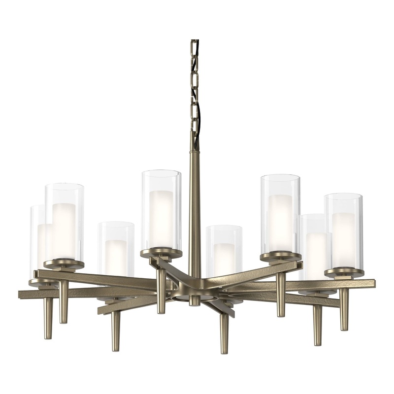 Constellation 8-Arm Chandelier Soft Gold