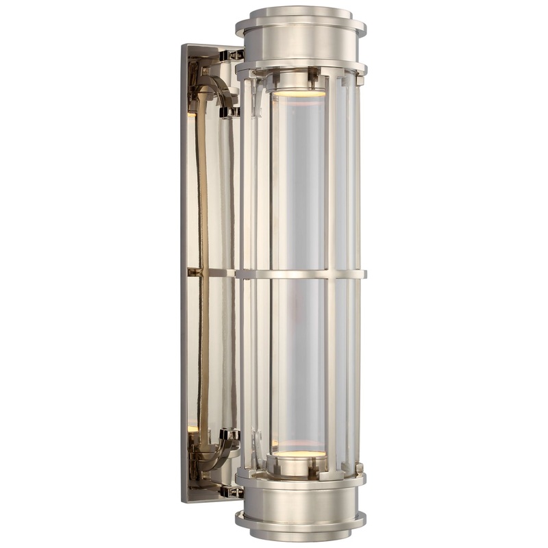 LED Wall Sconce from the Gracie Collection in Polished Nickel Finish by Visual Comfort Signature