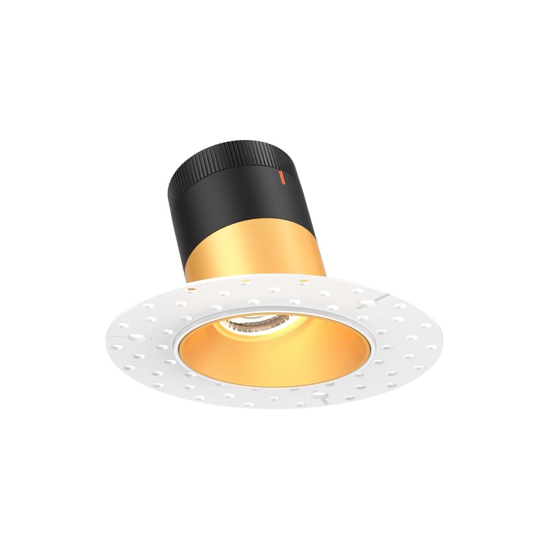 3″ Modular Downlight Gold (Trimless) 60 Degrees Sloped Ceiling