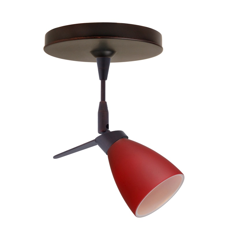 Besa 1SP-504431-BR Andi One Light Spotlight Bronze (Discontinued)