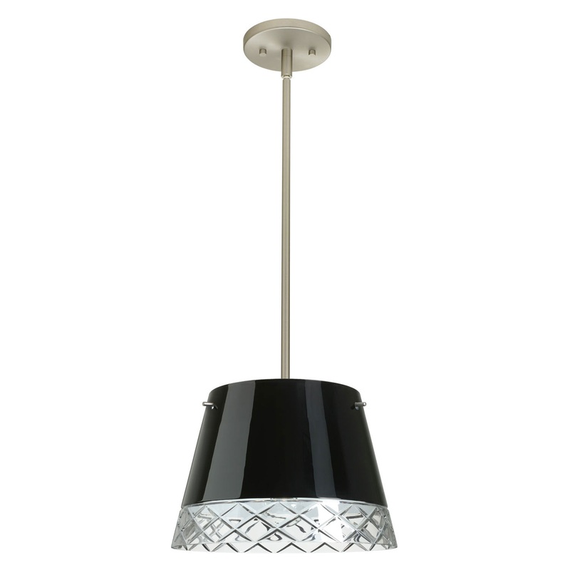 Besa 1TT-4393BC-SN Amelia One Light Pendant Satin Nickel (Discontinued)