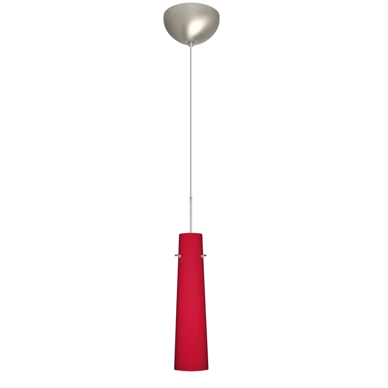 Besa 1XC-5674RM-LED-SN Camino One Light Pendant Nickel (Discontinued)