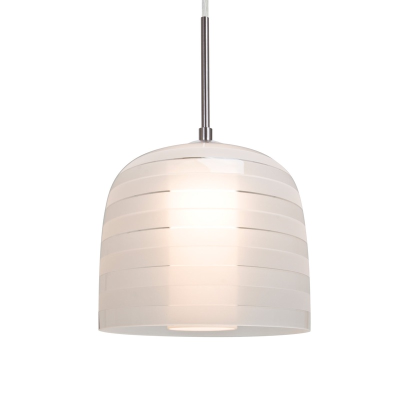 Besa J-MITZI7FR-SN Mitzi 7 One Light Pendant Satin Nickel
