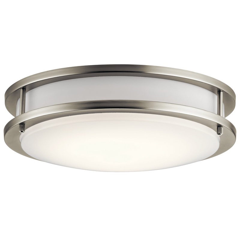 Kichler 10784NILED LED Flush Mount, Brushed Nickel