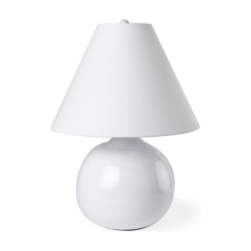 Mehdi Table Lamp White Ceramic